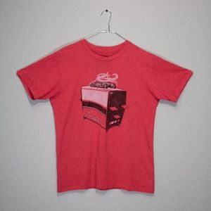 Solid Threads Red Retro Toasted Graphic T-Shirt